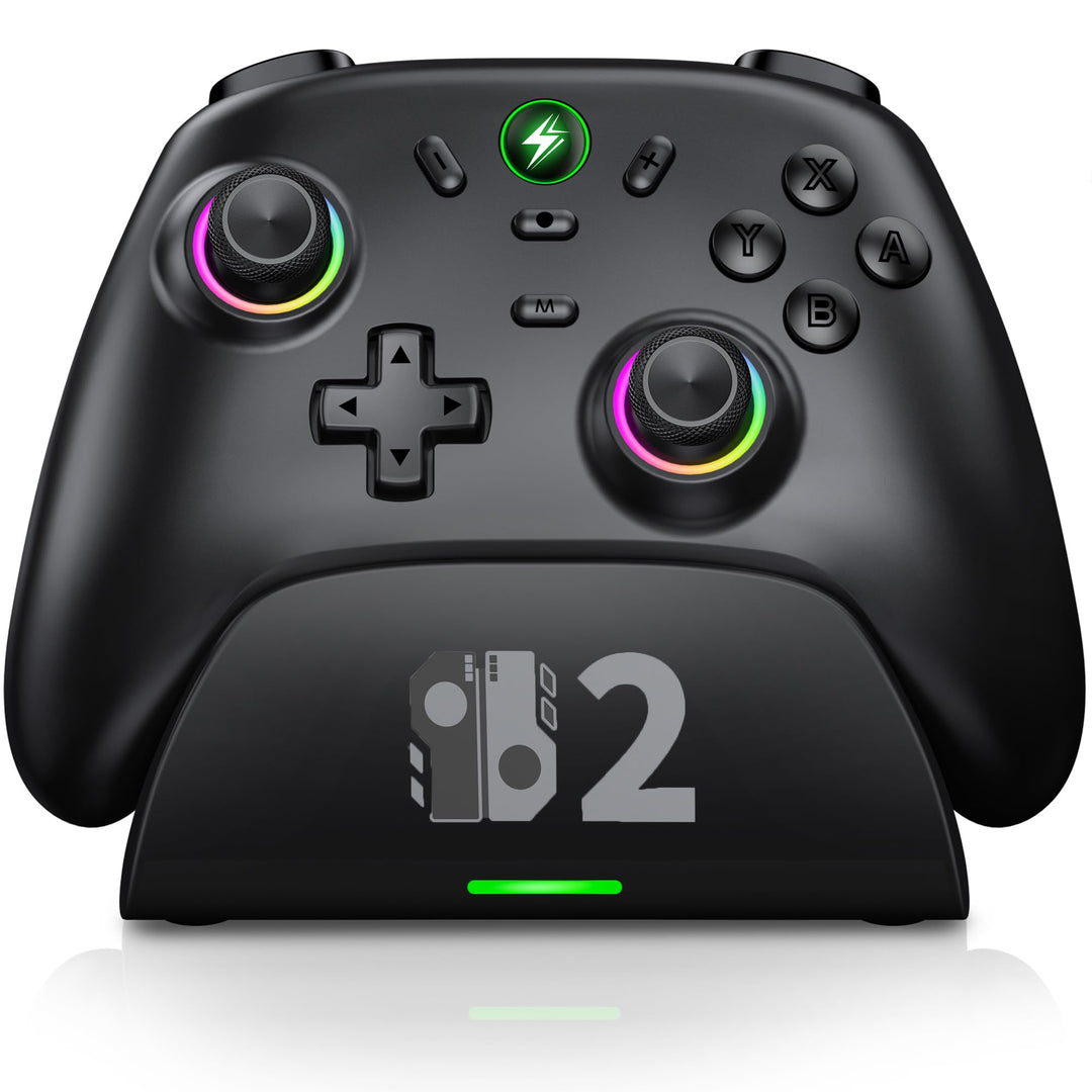 ALEEMTRY Switch Controller Kompatibel mit Switch 2/Switch/Lite/OLED, Wireless Switch Pro Controller