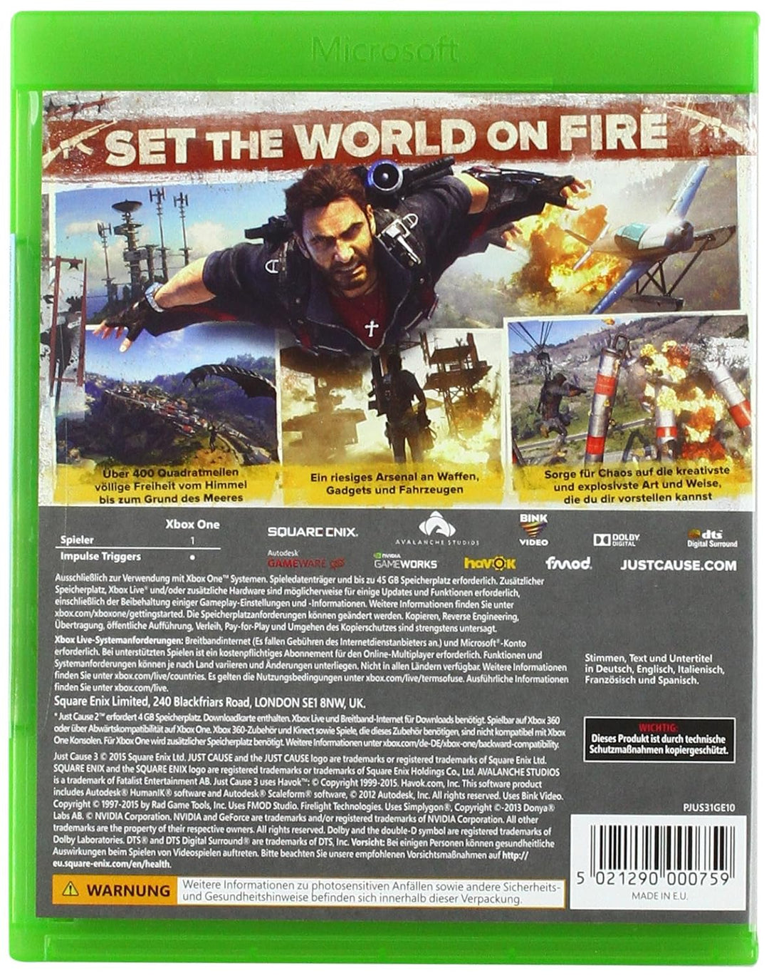 Just Cause 3 Xbox One Standard, Xbox One Standard