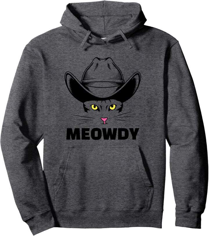 Meowdy Katze, Lustige Cowboy-Katze Meme, Howdy Katze Pullover Hoodie
