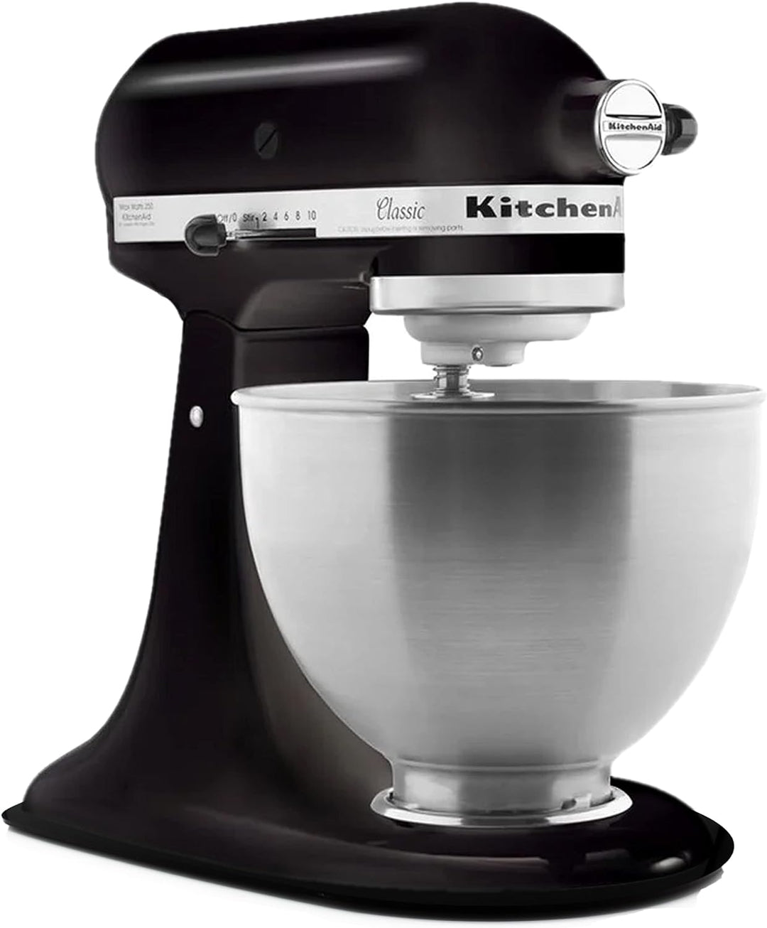 Gleitbrett aus Acryl | schwarz glänzend | 35x22cm für KitchenAid Classic | Artisan | und vielen ande