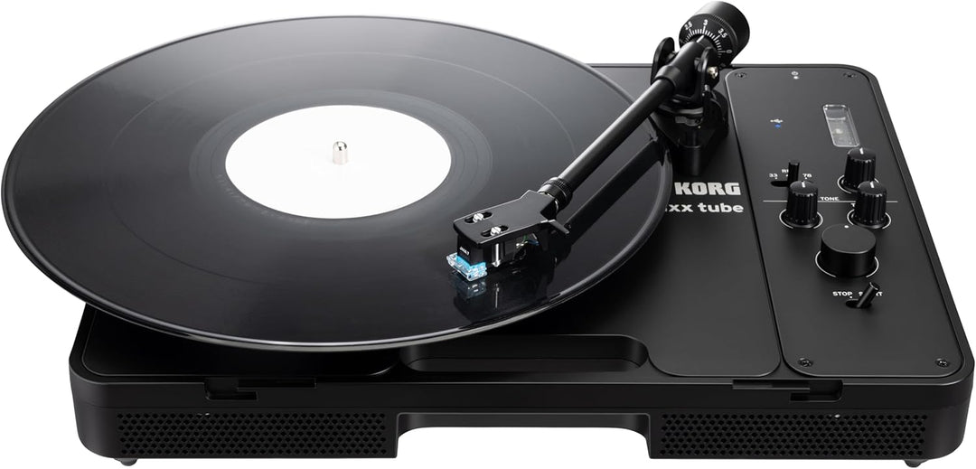 Korg - handytraxx Tube Tragbarer Plattenspieler mit Nutube Vakuumröhre