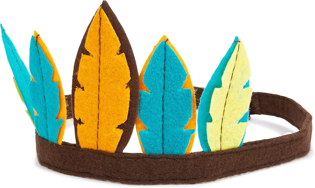 small foot 11385 Schaukelpferd Indianer, mit Soundeffekten und inkl. passenden Kopfschmuck, ab 3 Jah