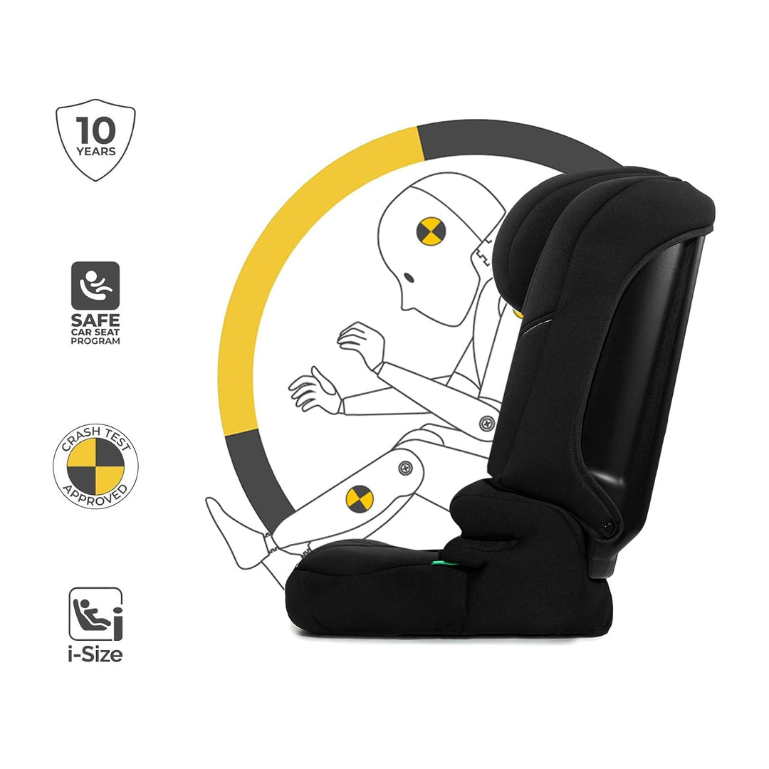 Kinderkraft I-COMFY, Autositz, Für Kinder, Reguliert (76-150cm), Verstellbare Rückenlehne, 5-Punkt-S