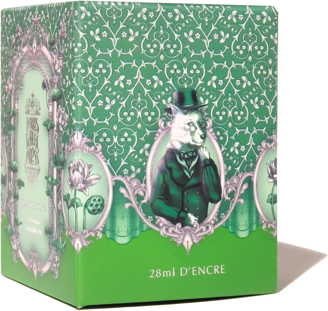 Ferris Wheel Press Calligraphy Ink, Verdant Green, 28ml Verdant Green 28 ml, Verdant Green 28 ml