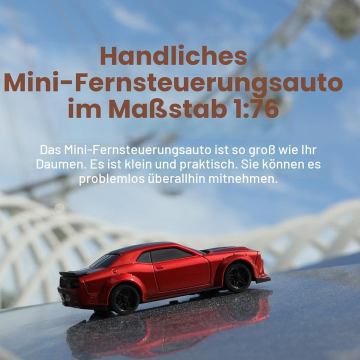 FLYCOLOR TurboRC 1:76 Mini Sportwagen 4CH 2.4GHZ Fernbedienung Full Proportional RTR Kit mit 2 austa