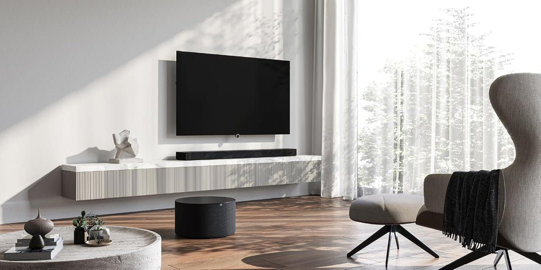 Loewe Klang sub5 Basaltgrau, kabelloser Subwoofer, 360 Watt Ausgangsleistung, vibrationslos, 2 x 4-Z