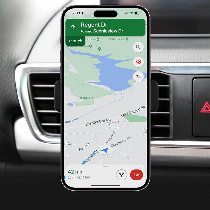 Kenu Airframe Ultra mit Insta-Grip-Technologie, universelle Smartphone-Kfz-Halterung für alle iPhone