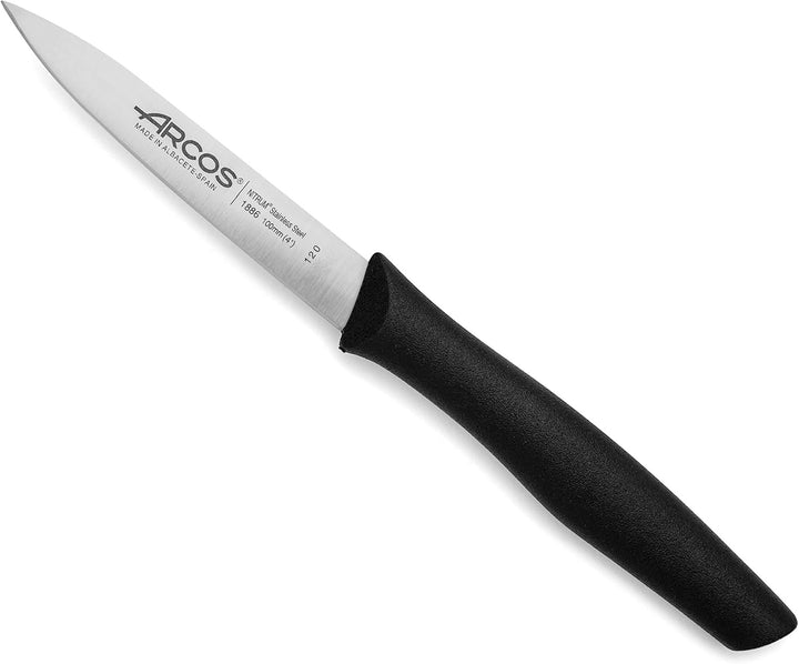 Arcos Schälmesser Set 6-teilig 10 cm. 6 Schälmesser aus Edelstahl mit ergonomischem Polypropylen-Gri