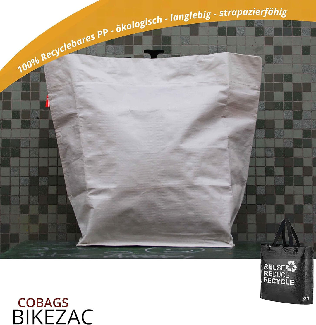 BikeZac FAHRRADTASCHE Clip-On EINKAUFS-Tasche | Fahrrad-Einkaufstasche | Gepäckträger-Tasche | Einka