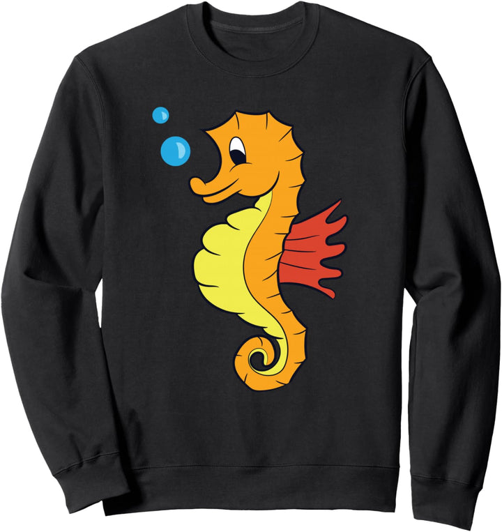 Süsses Seepferdchen Kinder Seepferd Sweatshirt