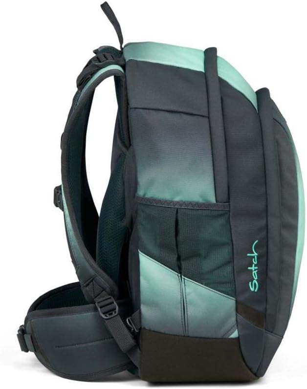 Satch Air Pencil Slider Light Edition Schulrucksack Set 3tlg. inkl. Sportbeutel Gradient Mint, Gradi