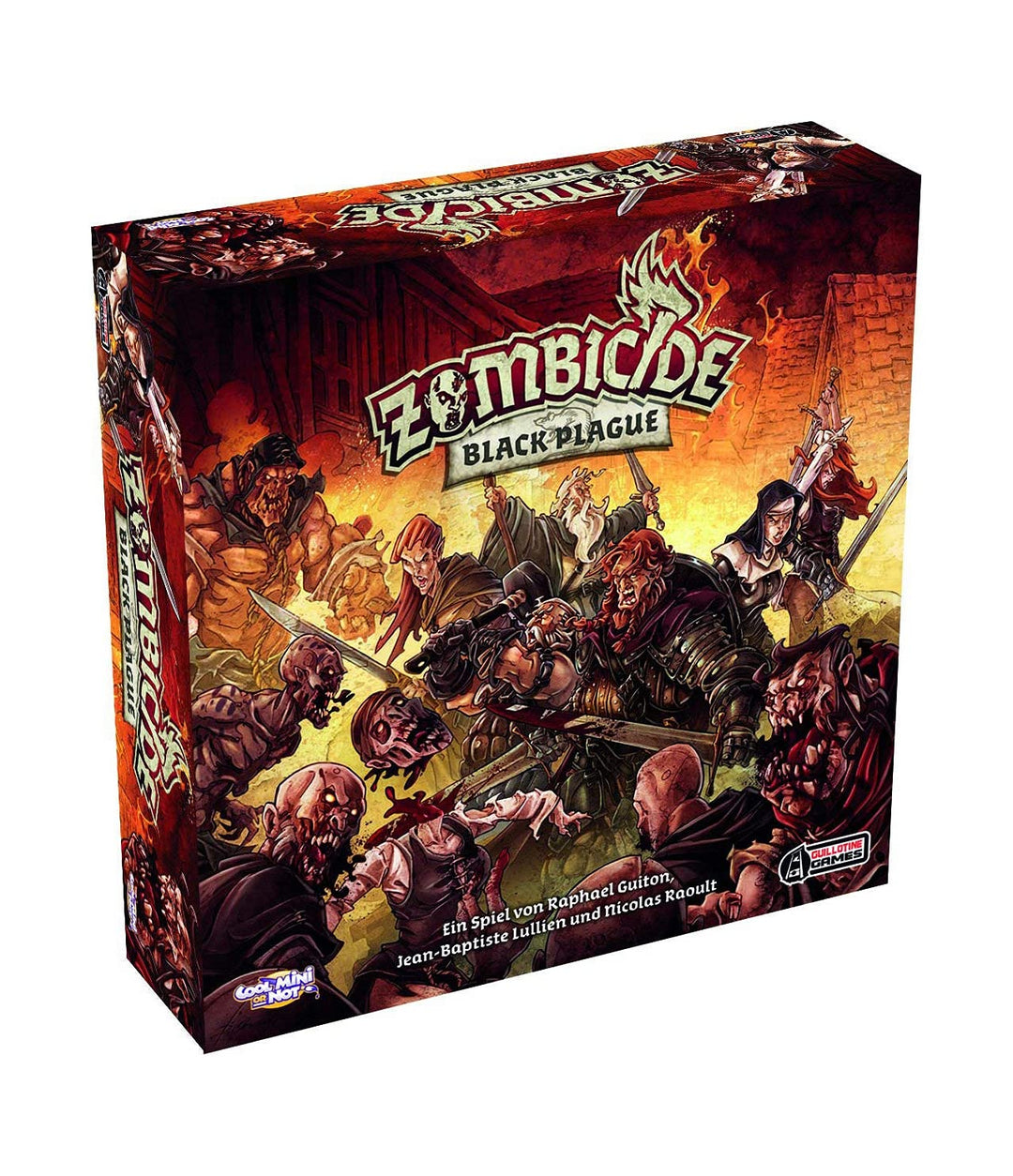 CMON, Zombicide: Black Plague, Grundspiel, Kennerspiel, Dungeon Crawler, 1-6 Spieler, Ab 14+ Jahren,