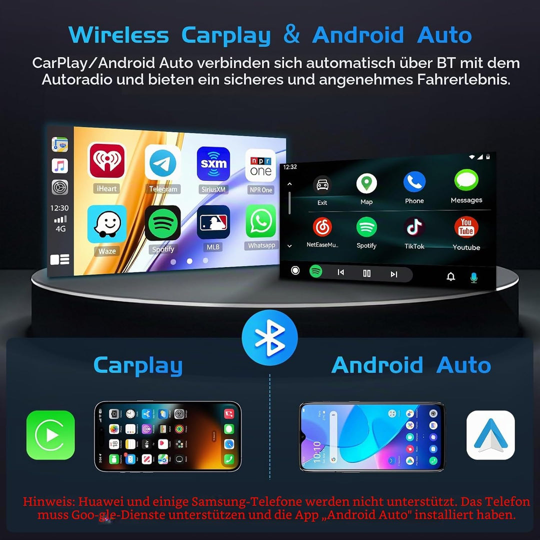 Inefala 4+64G Autoradio für Toyota Yaris Grmn 2012-2017 Android 15 mit 9&