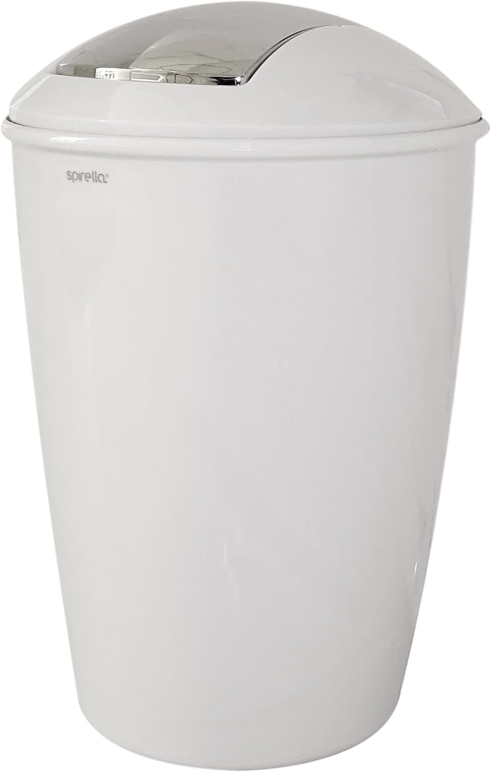 Spirella Kosmetikeimer Atlanta mit Schwingdeckel 5 Liter (ØxH): 20 x 30 cm Weiss, Weiß