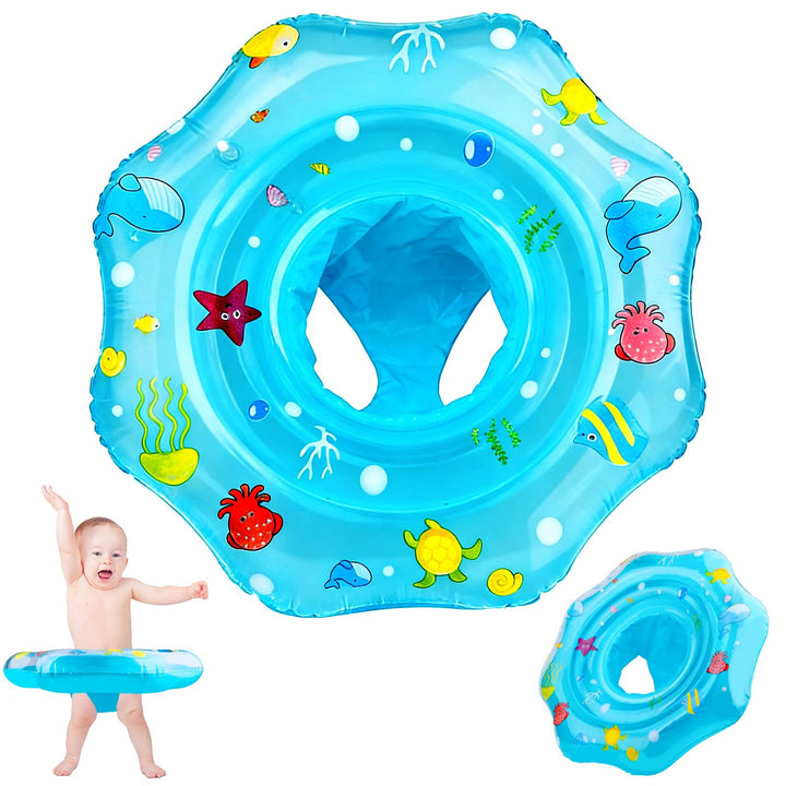 Baby Schwimmschwimmer Aufblasbarer, Aufblasbarer Baby-Schwimmschwimmer mit sicherem Sitz für Alter 6