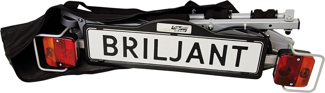 ProUser 5191533 Fahrradträger, glänzend schwarz/Silber