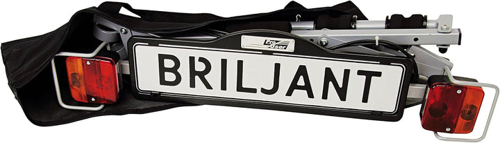 ProUser 5191533 Fahrradträger, glänzend schwarz/Silber
