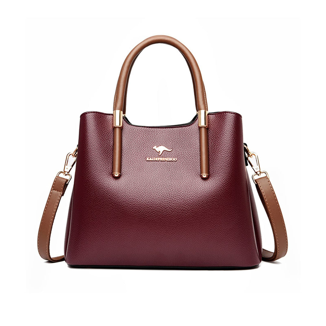 NICOLE & DORIS Handtasche Damen Mittelgross Frauen Schultertaschen PU Leder Tote Tasche Elegante Hen