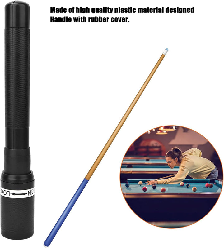 Billard Pool Queue Verlängerung, Pool Queue Stick Extender 9 Kugeln Billard Queue Butt End Extender