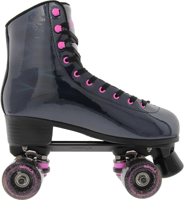 IMPALA Skate - Rollschuhe 11 (US Men's 9, Women's 11) M Schwarzes Holografisch, 11 (US Men's 9,