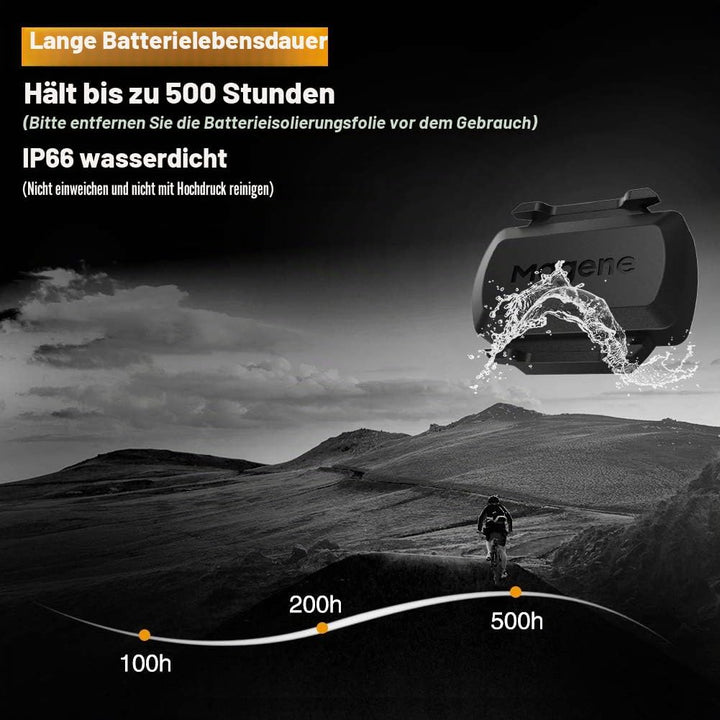 Magene S3 + Geschwindigkeitssensor und Trittfrequenzsensor, ANT+ und Buletooth 4.0 Drahtloser Fahrra