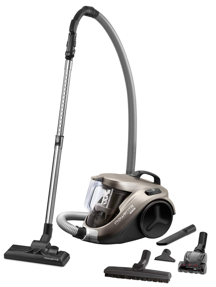 Rowenta RO3786EA Zylinder Staubsauger, 2100 W, grau Schwarz Titan, Schwarz Titan