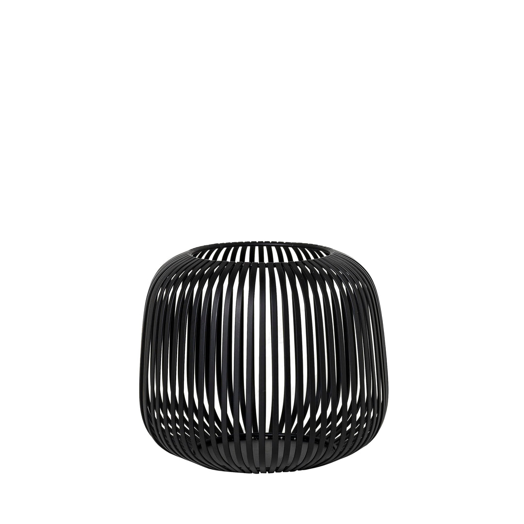 blomus Laterne -LITO- Farbe Schwarz Kerzenhalter Windlicht (S) 20 x 20 x 17cm (65931), S