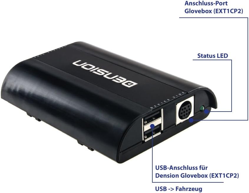 DENSION DAB+U (DBU3GEN) Universal Digitalradio DAB+ Interface für zu Hause & für Fahrzeuge mit werks