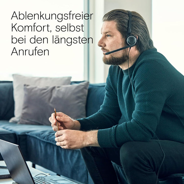 EPOS PC 7 USB Monaurales USB-Headset mit kristallklarem Sound, Plug-and-Play für PC und Mac, leicht