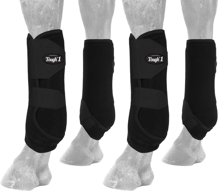 Tough 1 Sportstiefel-Set, belüftet S Schwarz, S Schwarz