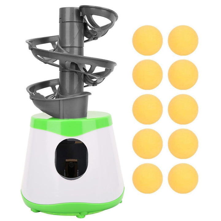 Automatische Ballmaschine Tischtennistrainer Ping Pong Automatische Servier-Pitching-Maschine mit 10