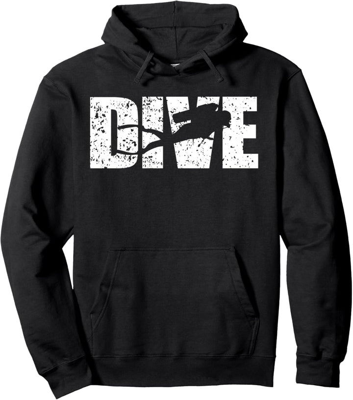 Distressed Look Tauchen Geschenk für Taucher Pullover Hoodie