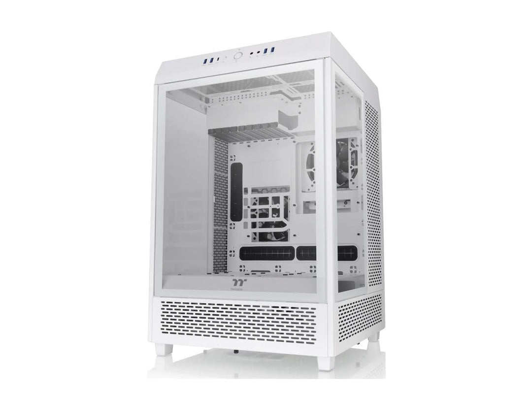 Thermaltake | The Tower 500 | Mid-Tower-Gehäuse| 3X 4mm gehärtetes Glas| weiss, CA-1X1-00M6WN-00