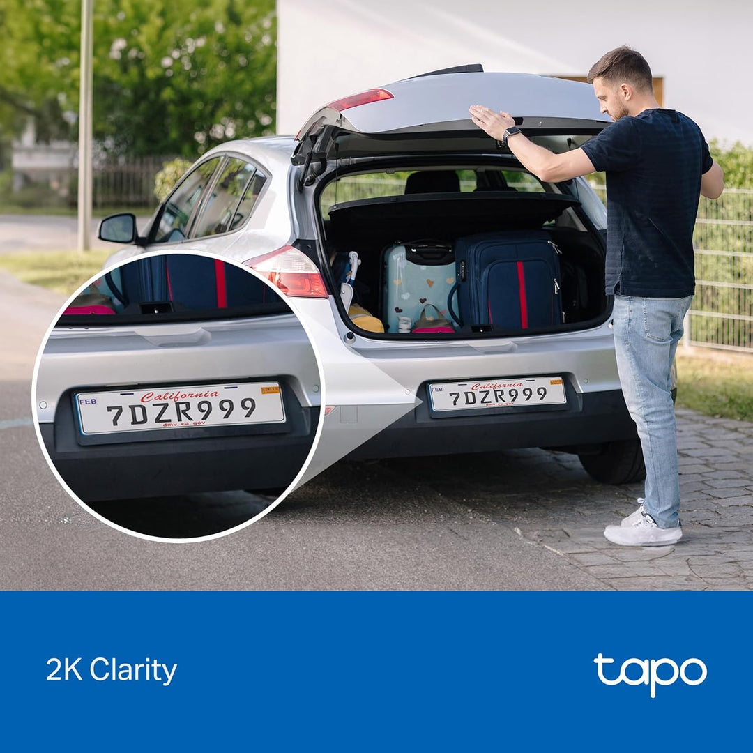 Tapo C411 Aussenkamera Akku, 2K 3MP Auflösung, Farbnachtsicht, Personenerkennung, 2-Wege-Audio, loka