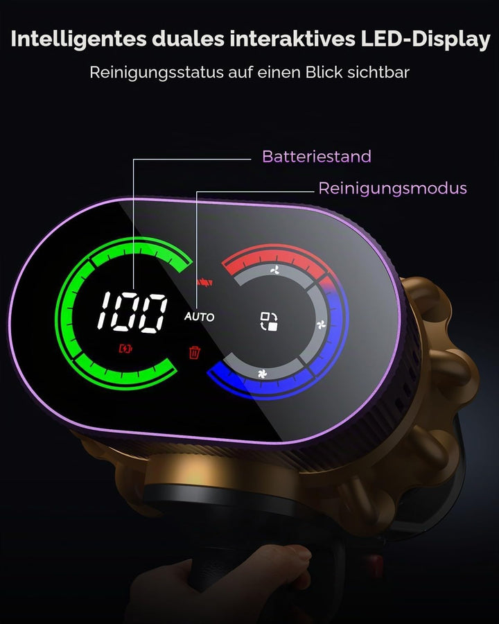 C10 EVO Kabelloser Staubsauger, 68 kPa / 600 W / 70 Minuten mit automatischem Modus, selbsttragendes