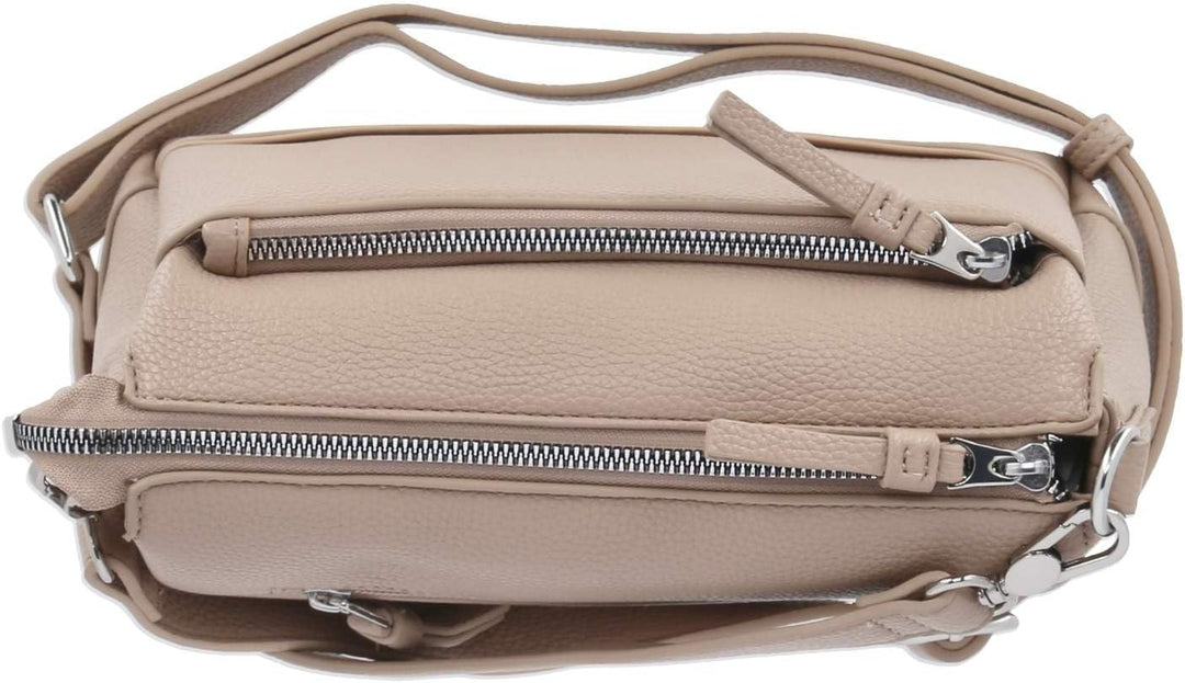 Tamaris Umhängetasche TAS Kennia 34390 Damen Handtaschen Uni Sand Einheitsgrösse, Sand Einheitsgröss