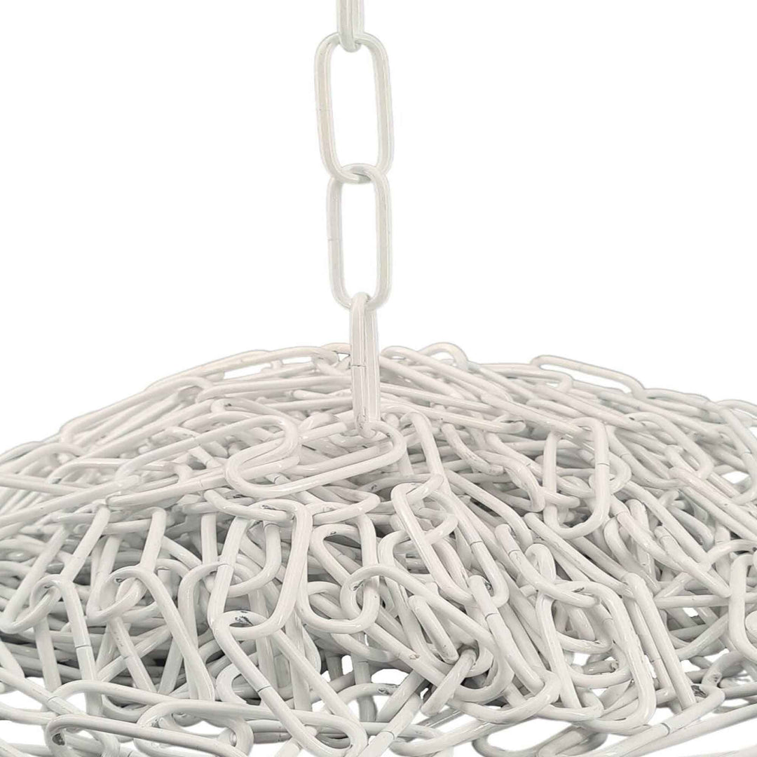 CHRISTOPH PALME 10m Eisenkette ø 2mm Glatt Zierkette Rundstahlkette Rundgliederkette Kette (Weiss),