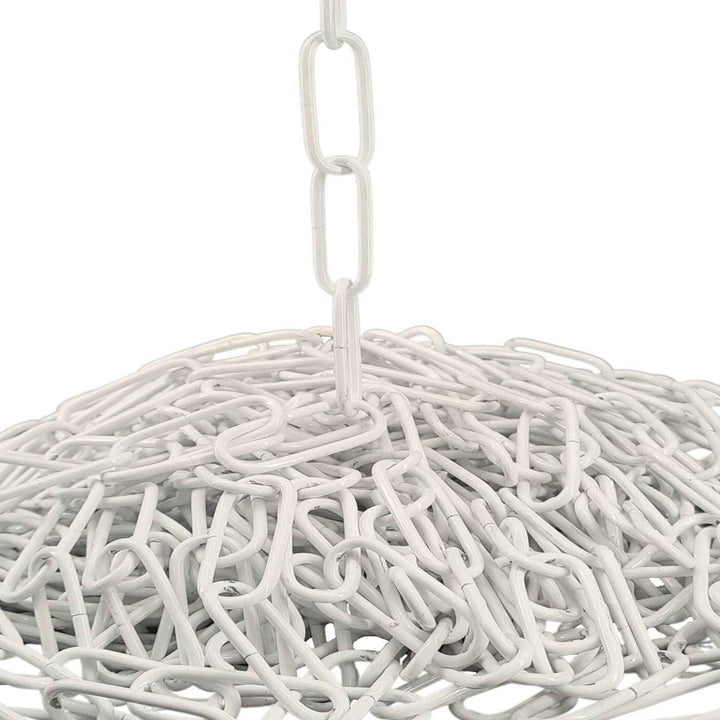 CHRISTOPH PALME 10m Eisenkette ø 2mm Glatt Zierkette Rundstahlkette Rundgliederkette Kette (Weiss),