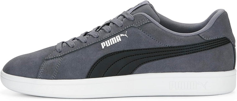 PUMA Unisex Smash 3.0 Sneaker 39 EU Gray Tile Puma Black Puma White, 39 EU Gray Tile Puma Black Puma