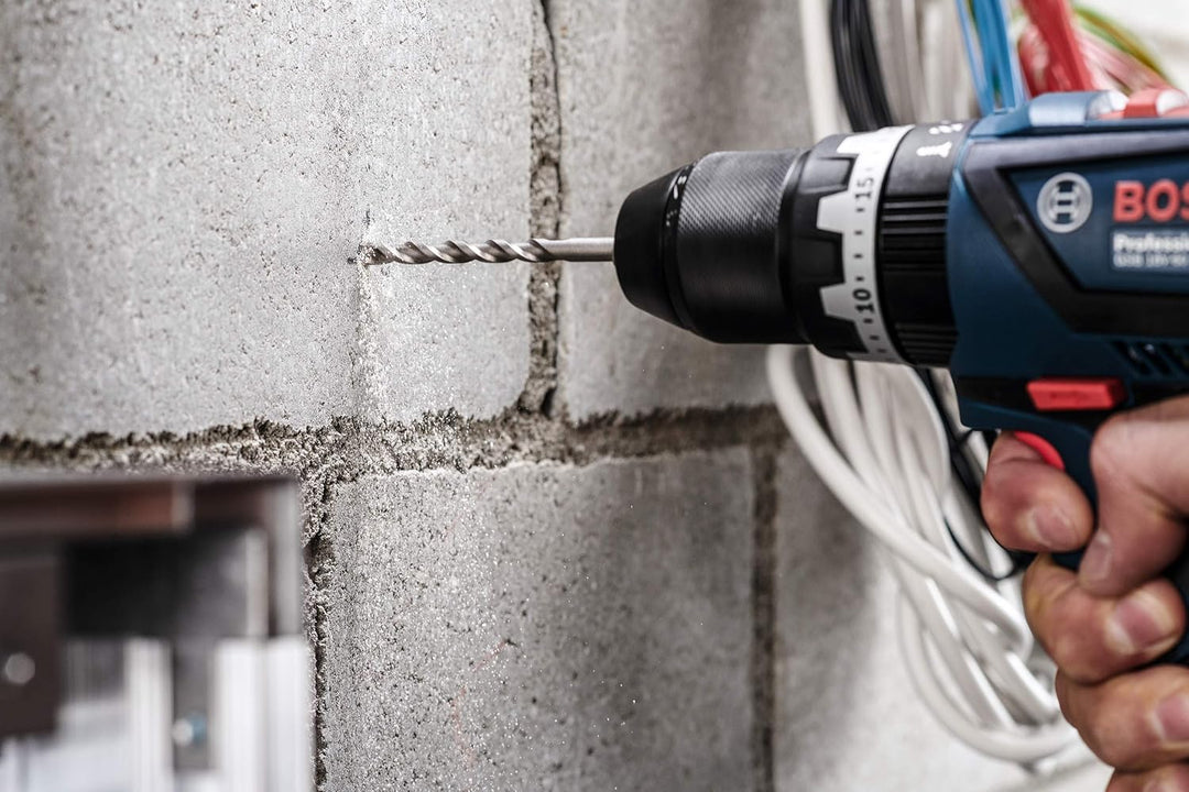 Bosch 5 tlg. Betonbohrer Set (für Beton, Professional Zubehör Schlagbohrer)