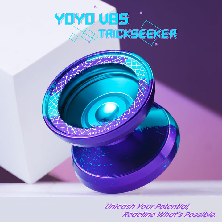 MAGICYOYO V8S JoJo für Kinder ab 8 Jahren - Profi Finger-Spin Yoyo für Anfänger & Fortgeschrittene,