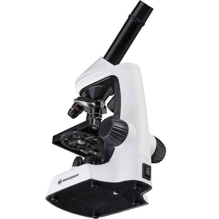 Bresser Junior Mikroskop 40x-2000x mit innovativer Smartphone Halterung und regelbarer Auflicht- und