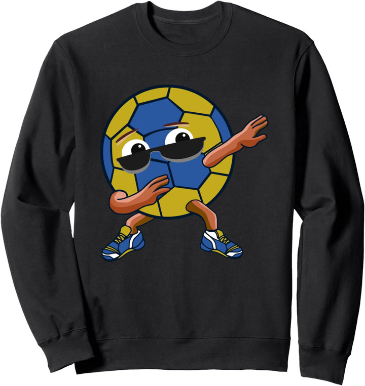 Coole Handballer Grafik Sprungwurf Dabbing Handball Sport Sweatshirt