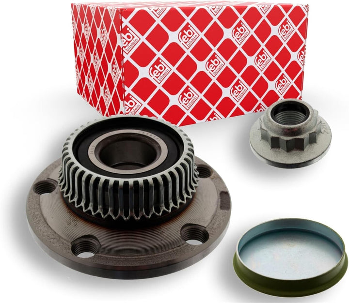 febi bilstein 24236 Radlagersatz mit Radnabe, Achsmutter und Staubkappe , 1 Stück