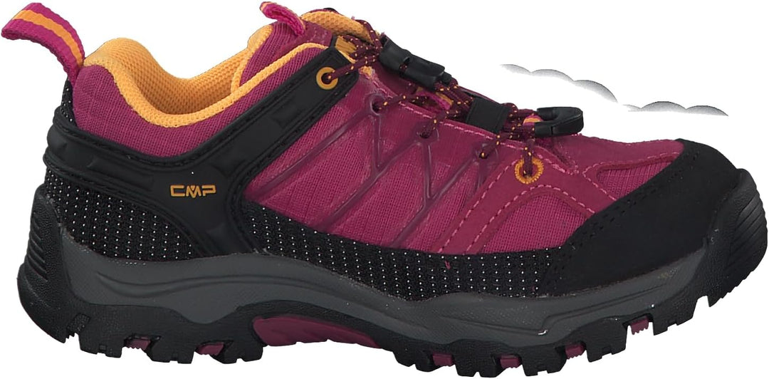CMP Unisex Kinder Rigel Low Shoes Kids Wp Trekking-Schuhe 25 EU Pink Orange Bouganville Goji, 25 EU