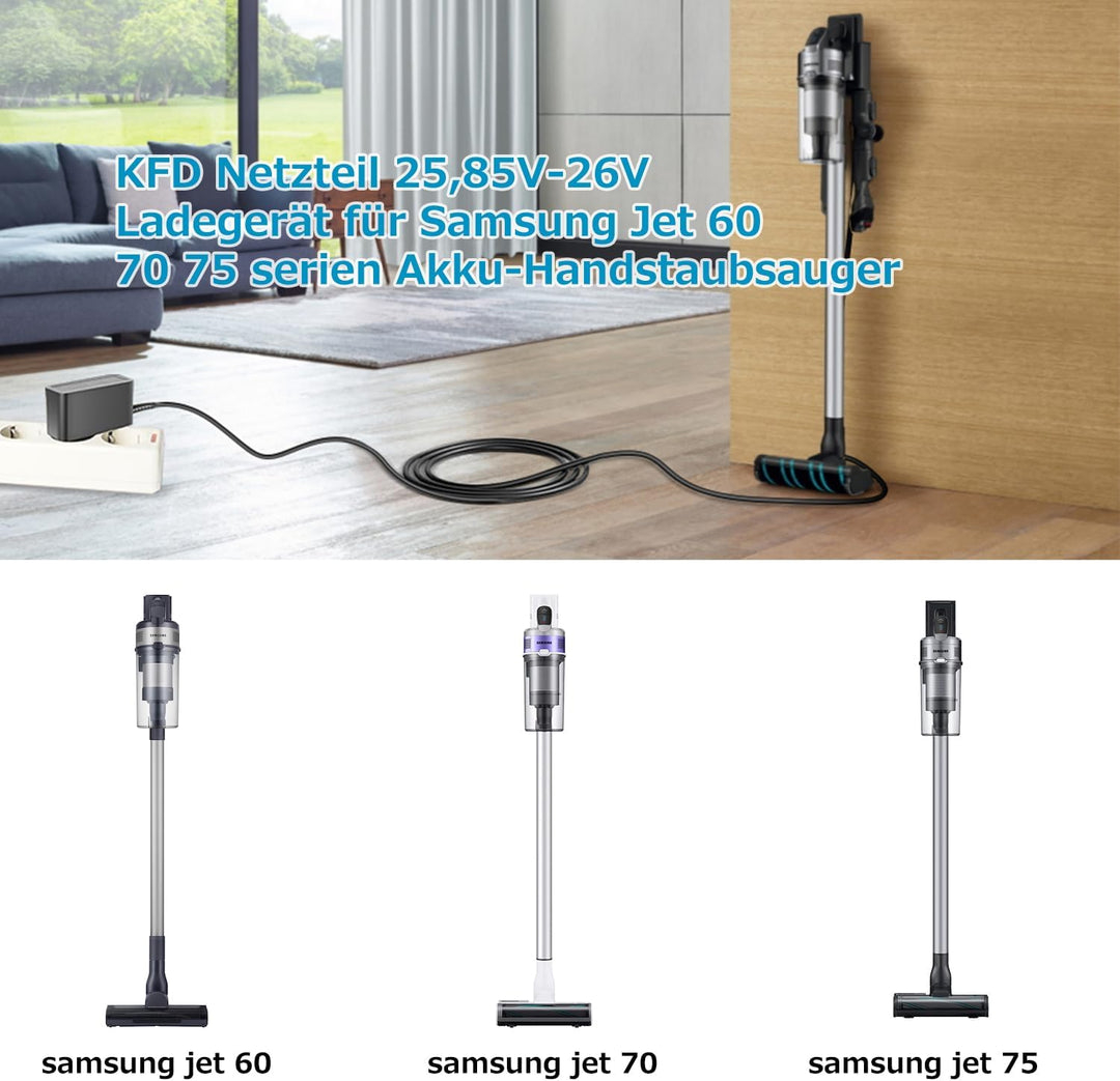 KFD Netzteil 26V Ladegerät Ladekabel für Leifheit Regulus AquaPowerVac 11914 Saugwischer Wischsauger