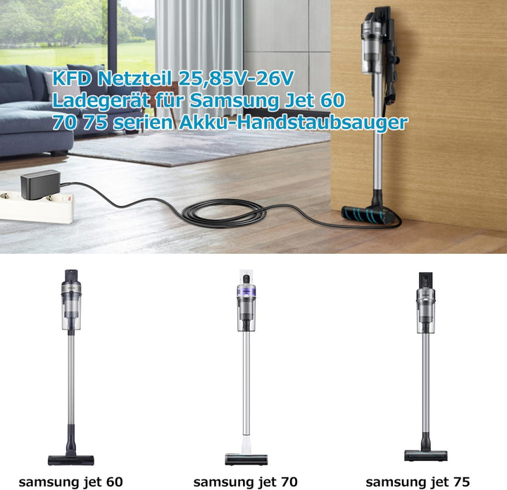 KFD Netzteil 26V Ladegerät Ladekabel für Leifheit Regulus AquaPowerVac 11914 Saugwischer Wischsauger