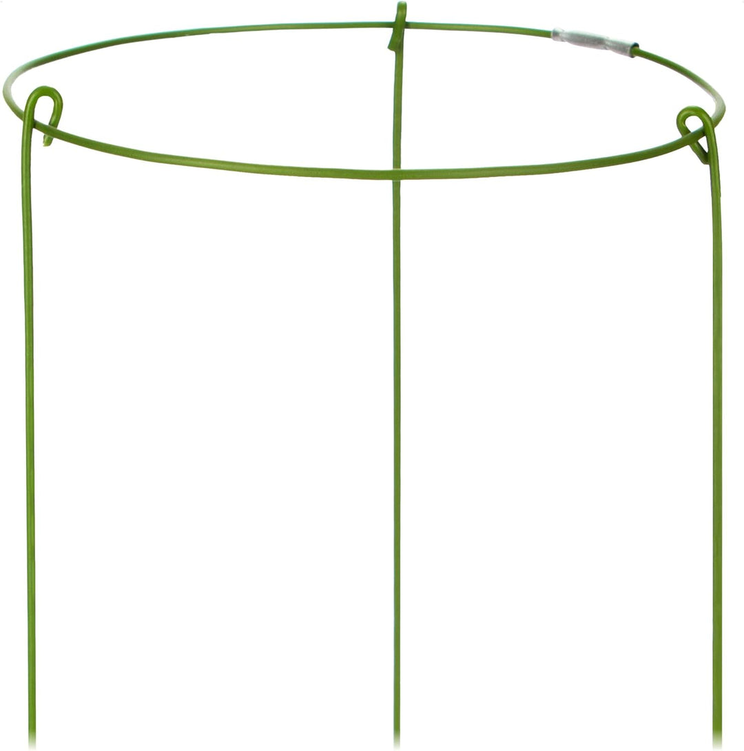 com-four® 12x Blumen- und Staudenhalter ca. 28cm - Strauchstütze rund - Buschstütze für Blumen, Rank