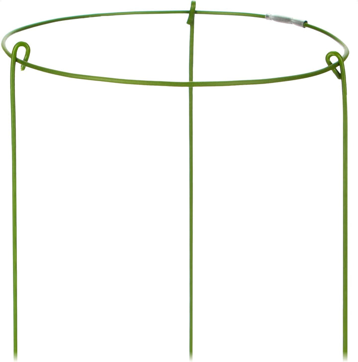 com-four® 12x Blumen- und Staudenhalter ca. 28cm - Strauchstütze rund - Buschstütze für Blumen, Rank