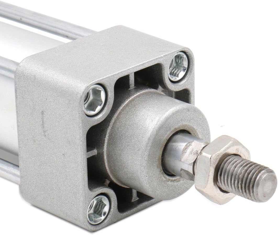 Heschen Pneumatischer Standard-Zylinder, SC 32-450, PT1/8 Anschluss, 32mm Bohrung, 450mm Hub, Einzel